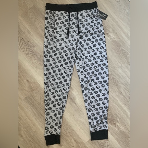 RENÉ ROFÉ sleepwear skull jogger pajama lounge pants - Picture 2 of 5